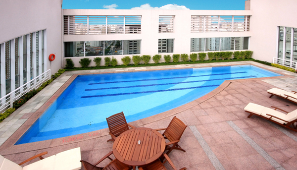 piscina terraço hotel comfort ibirapuera